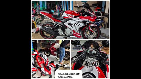 Vixion Super Ganteng Modif R25 Parah Ganteng Nya YouTube