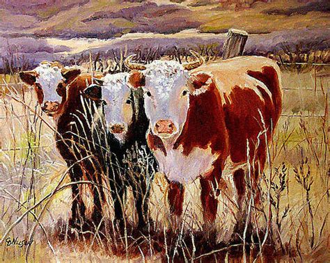 Hereford Cattle Paintings Page 2 Of 3 Fine Art America