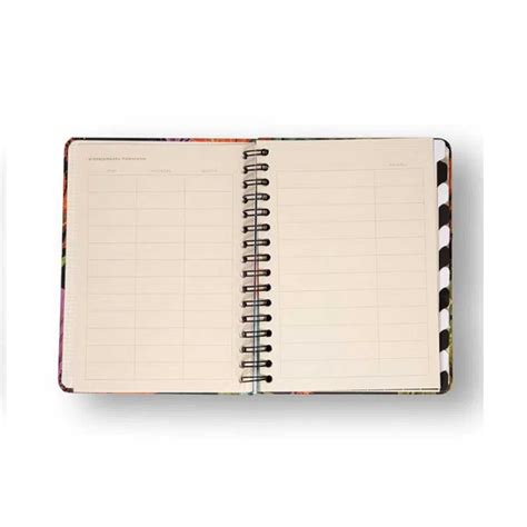 Planner Permanente Wire O Oceano Semanal Notas A Profundo Sakura