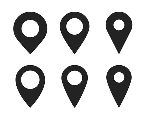 Premium Vector Location Icon Vector Map Pins Gps Navigation Pointer