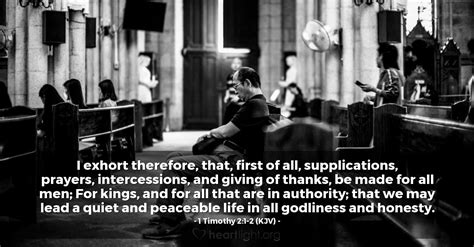 1 Timothy 21 2 Kjv — Todays Verse For Wednesday November 7 2018