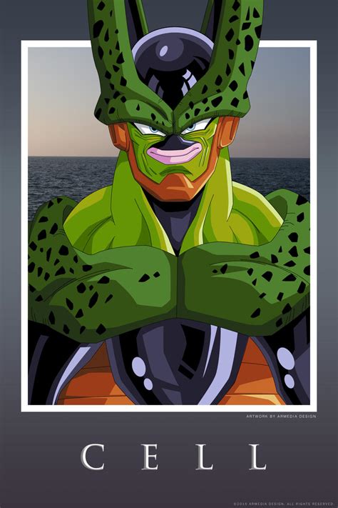 Dragon Ball Z - Cell second form by altobello02 on DeviantArt