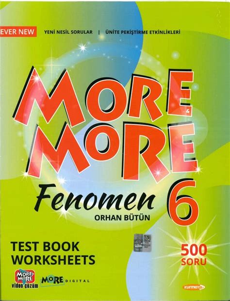 MORE MORE FENOMEN TEST BOOK WORKSHEETS KURMAY YAYINLARI Zeta