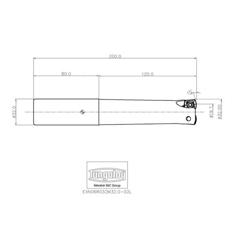 Tungaloy Indexable High Feed End Mill Mm Cut Dia Mm