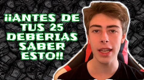 DEJATE De TONTERIAS Y APRENDE ESTO De Una Vez Mateo Ongarini YouTube