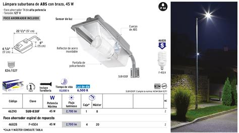 TRUPER Iluminación exterior Lámparas suburbanas con sensor de luz