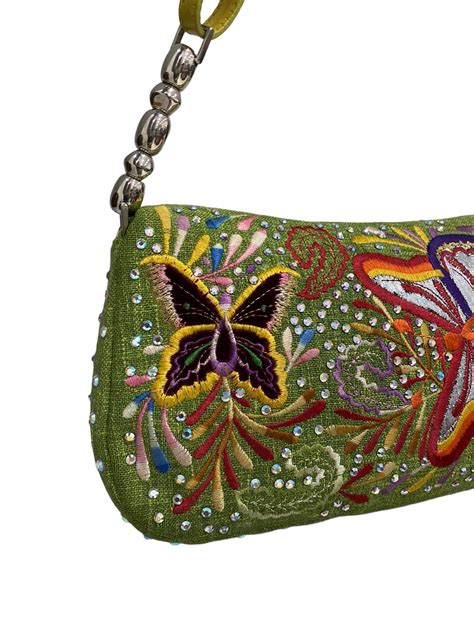 Dior Butterfly Crystal Malice Limited Edition Green Shoulder Bag At 1stdibs Christian Dior