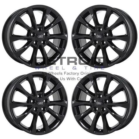 17 FORD FUSION Gloss Black Exchange Wheels Rims Factory Oem 10119 2013