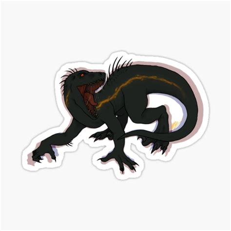 Indoraptor Sticker For Sale By TunaKahuna Redbubble