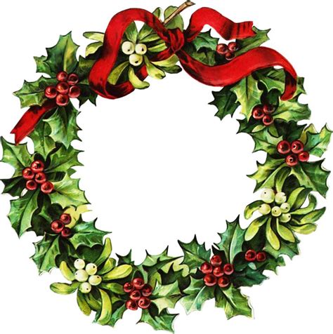 christmas wreath clip art - Clip Art Library