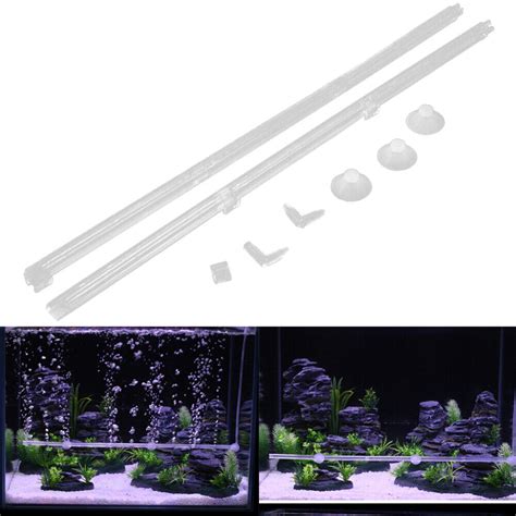 St Cke Acryl Aquarium Aquarium Blase Wand Luft Stein Mit Saugnapf