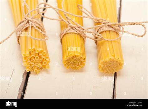 Bunch Of Italian Pasta Type Stock Photo Alamy