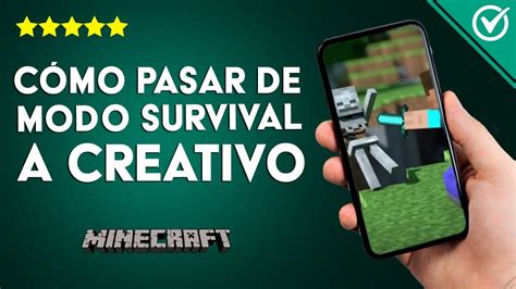 Cómo pasar de modo Survival a Creativo en MINECRAFT de la forma más