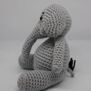 Edward The Elephant Crochet Pattern Etsy