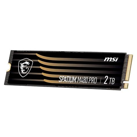 Unidad De Estado S Lido Msi Spatium M Pro Nvme Tb Pci Express