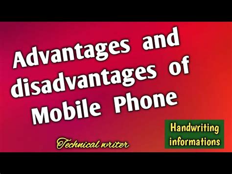 Advantages And Disadvantages Of Mobile Phones Essay In English