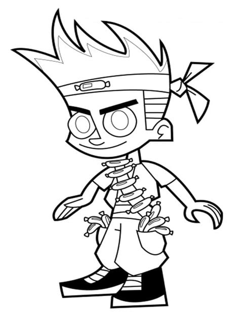 Mary Test From Johnny Test Coloring Page Free Printable Coloring