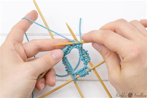 How To Knit In The Round On Double Pointed Needles For Beginners Video