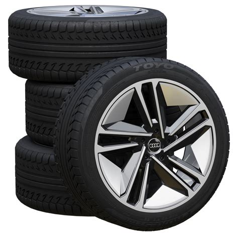 Audi E-tron Gt Wheels - 3D Model for Corona