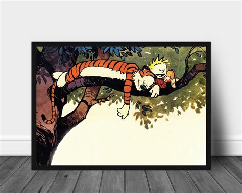 Calvin And Hobbes Calvin And Hobbes Poster Hobbes Wall Art Etsy