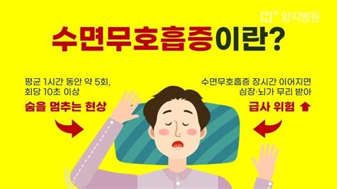 수면 무호흡증 원인과 증상