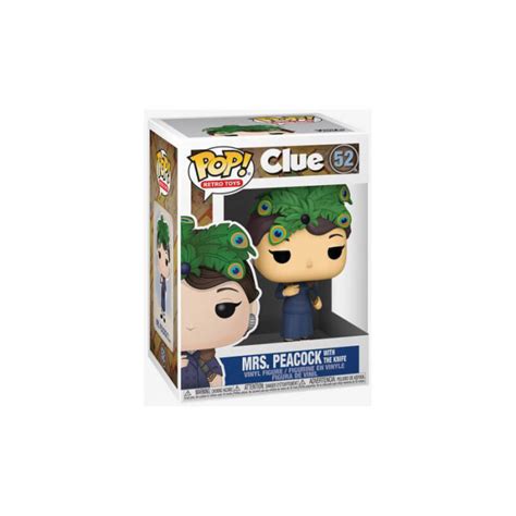 Figurina Funko Pop Movies Cluedo Mrs Peacock Wknife 9 Cm Flancoro