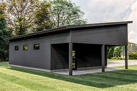 Lift Friendly Garage Plan With Carport 62853dj Architectural