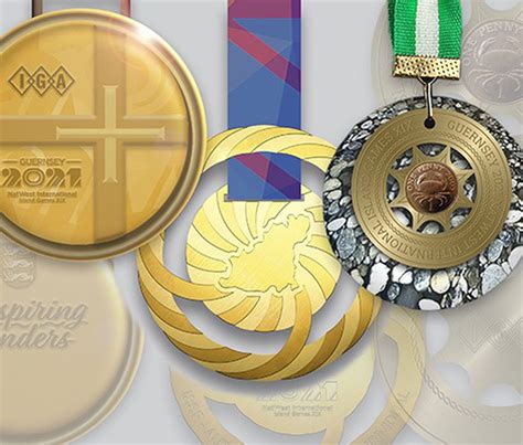 Public Vote To Decide Games Medal Design Guernsey Press