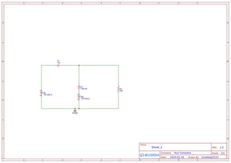 Clamper Circuit -Sem - EasyEDA open source hardware lab