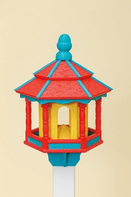 Small Poly Hexagon Bird Feeder From Dutchcrafters Amish Furniture