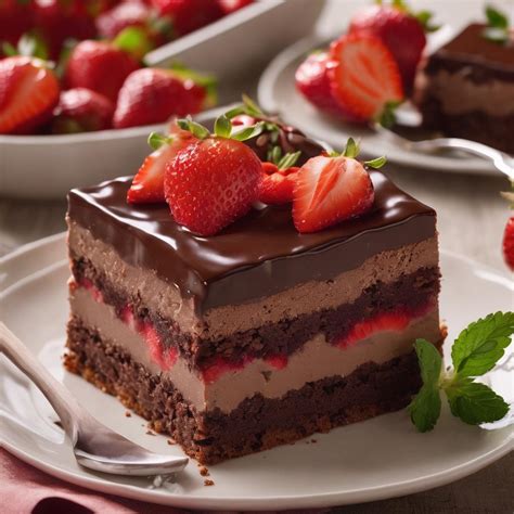 Sumptuous Chocolate Strawberry Squares 🍫🍓 From 📌pin To Plate🍰