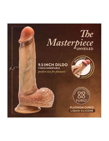 Blush Raphael Inch Sliding Foreskin Dildo Tan