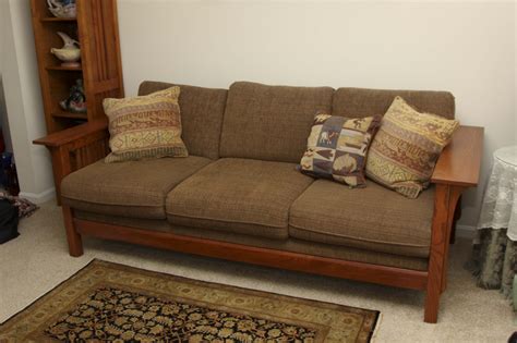 Mission Style Couch By Bassett Ebth