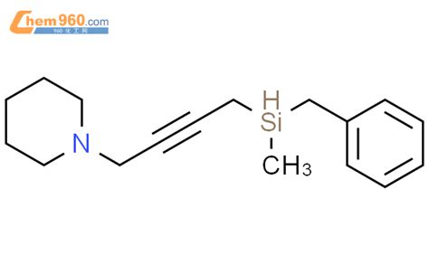 63712 83 4 Piperidine 1 4 methyl phenylmethyl silyl 2 butynyl 化学式