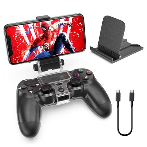 OIVO PS4 Controller Mobile Phone Holder Clip for Remote Playstation 4 ...