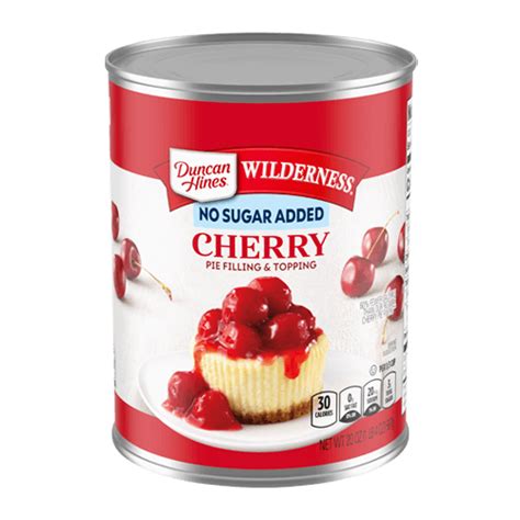 Wilderness No Sugar Added Cherry Pie Filling | Duncan Hines