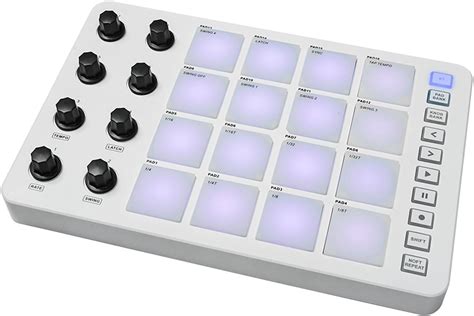 COMETX midi klavye MIDI Denetleyici Pad RGB Arka Işık MIDI Klavye BT