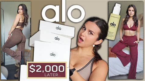 I DROPPED OVER 2 000 ON ALO YOGA NEW RELEASES ALO YOGA TRY ON HAUL