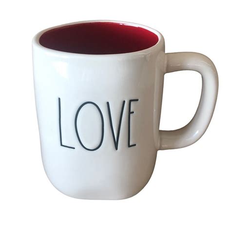 Rae Dunn Valentine Mug Farmhouse Style Minimalist Design Etsy