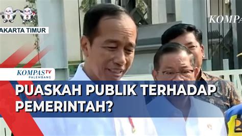 Hasil Survei Litbang Kompas Terhadap Kepuasan Publik Pada Kinerja