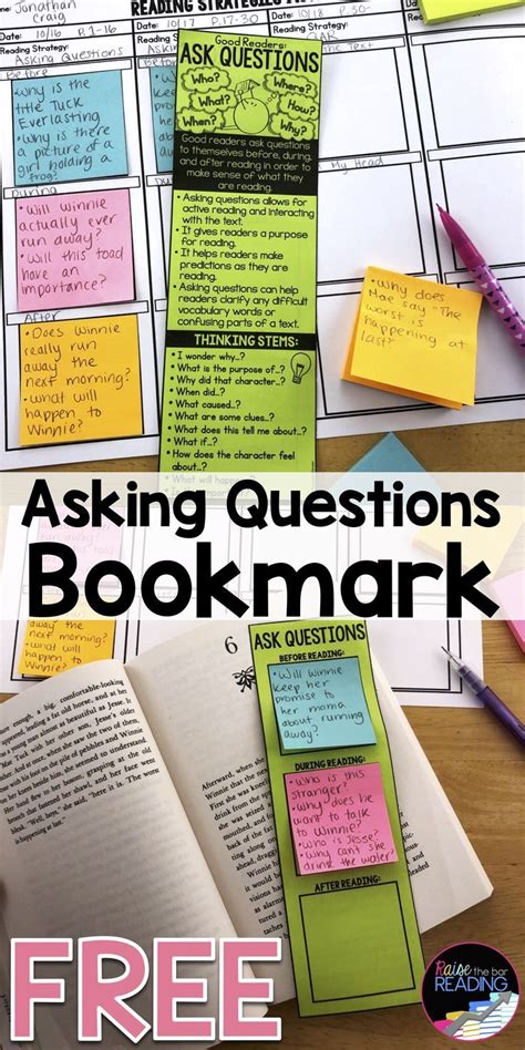 This Free Asking Questions Reading Comprehension Activity Is A