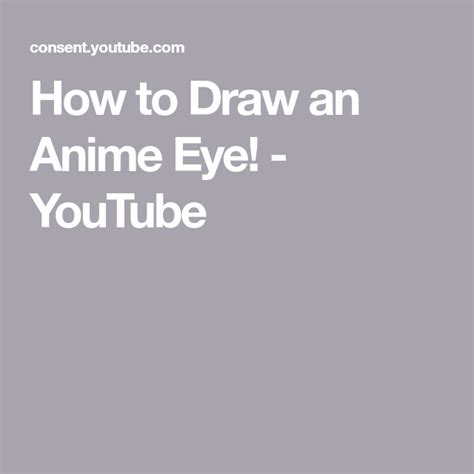 How To Draw An Anime Eye Youtube