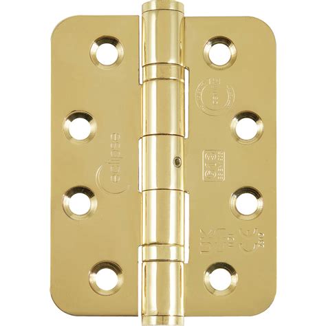 Grade 13 Ball Bearing Radius Hinge Electro Brass Toolstation