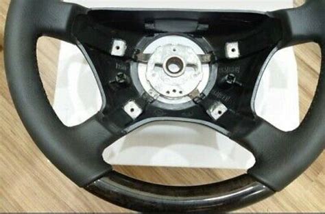 96 97 98 Mercedes W210 E Class Steering Wheel BirdEye Black Leather B4