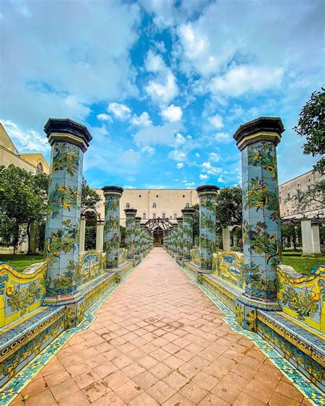 Chiostro Maiolicato Di Santa Chiara Photo Photography Photos Instagram