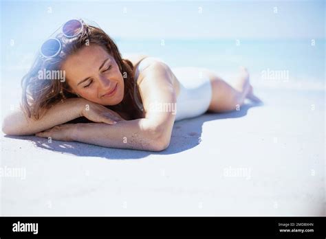 Beautiful Middle Aged Bikini Woman Hi Res Stock Photography And Images