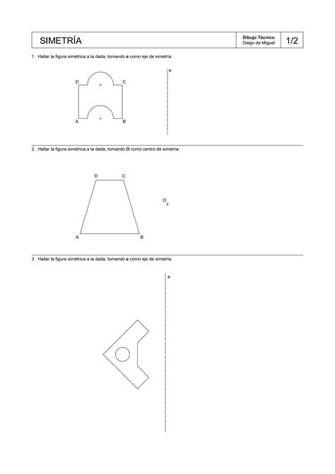 SOLUTION Simetria Dibujo T Cnico Studypool