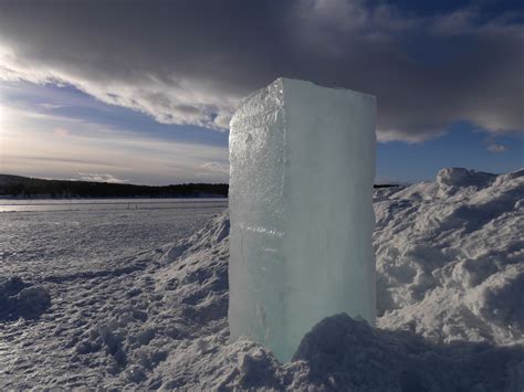 Blocco di ghiaccio Ice block Riccardo Tebano Ice Hotel Jukkasjärvi