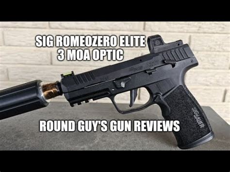 Sig Romeo Zero Elite Red Dot Optic Review Youtube