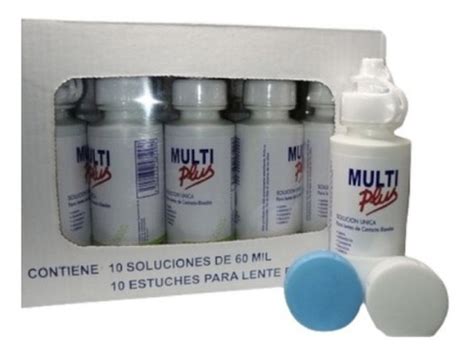 Multiplus Solución Lentes De Contacto Pack 10 Piezas Envío gratis